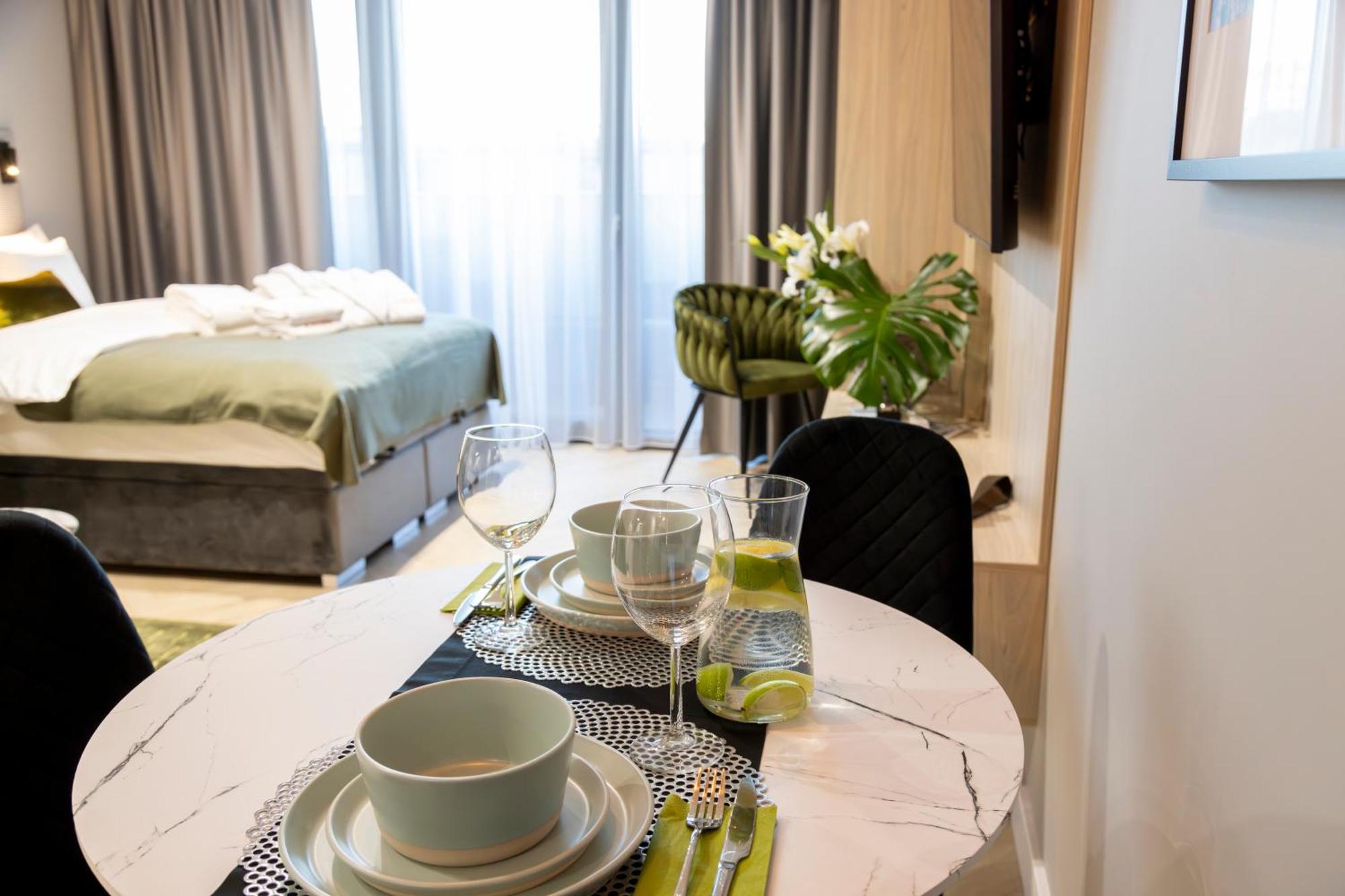 Kaleo Apartments - Hanza Tower 什切青 外观 照片